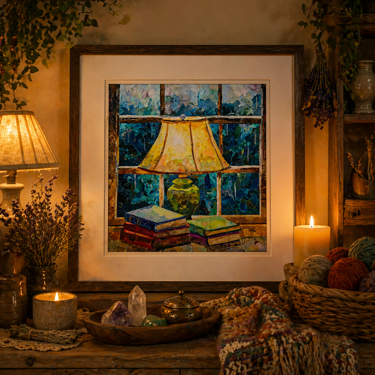 Never The Big Light 12x12 PRINT