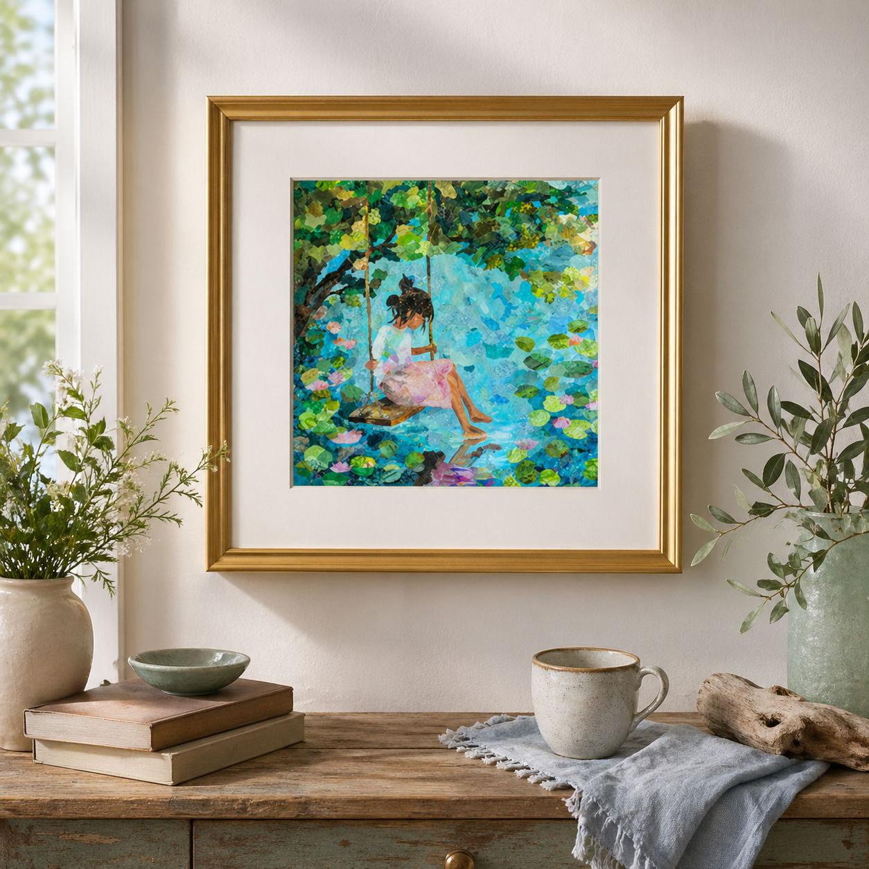 Where The Water Listens 12x12 PRINT