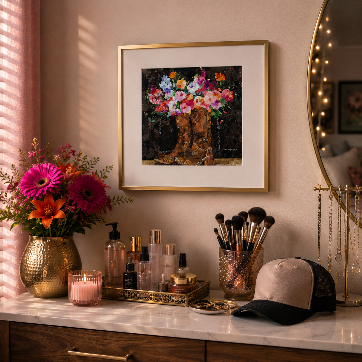 Where She Walks 12x12 Print