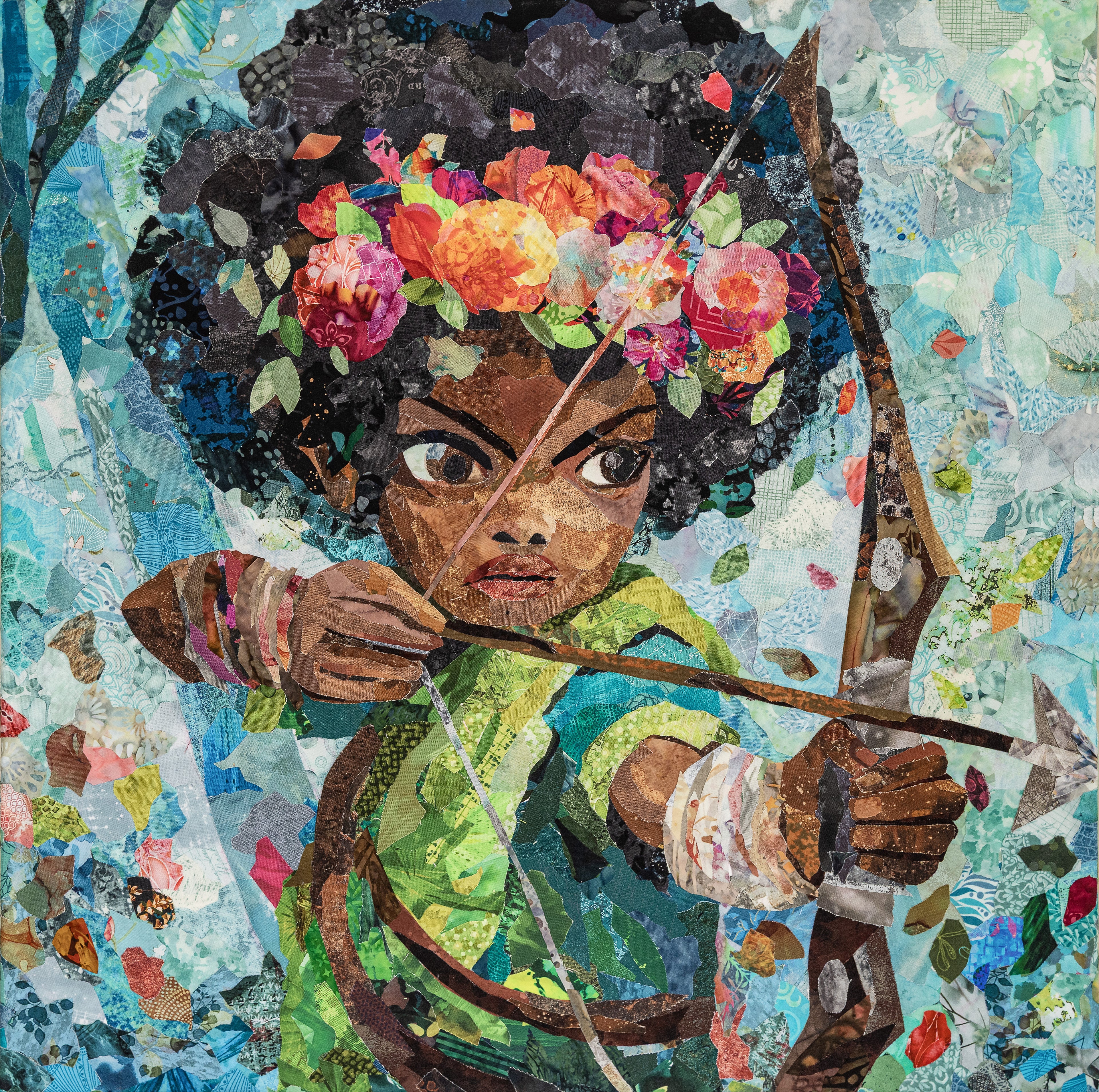 Cottage Core Army Series "Zariah" 12x12 Print