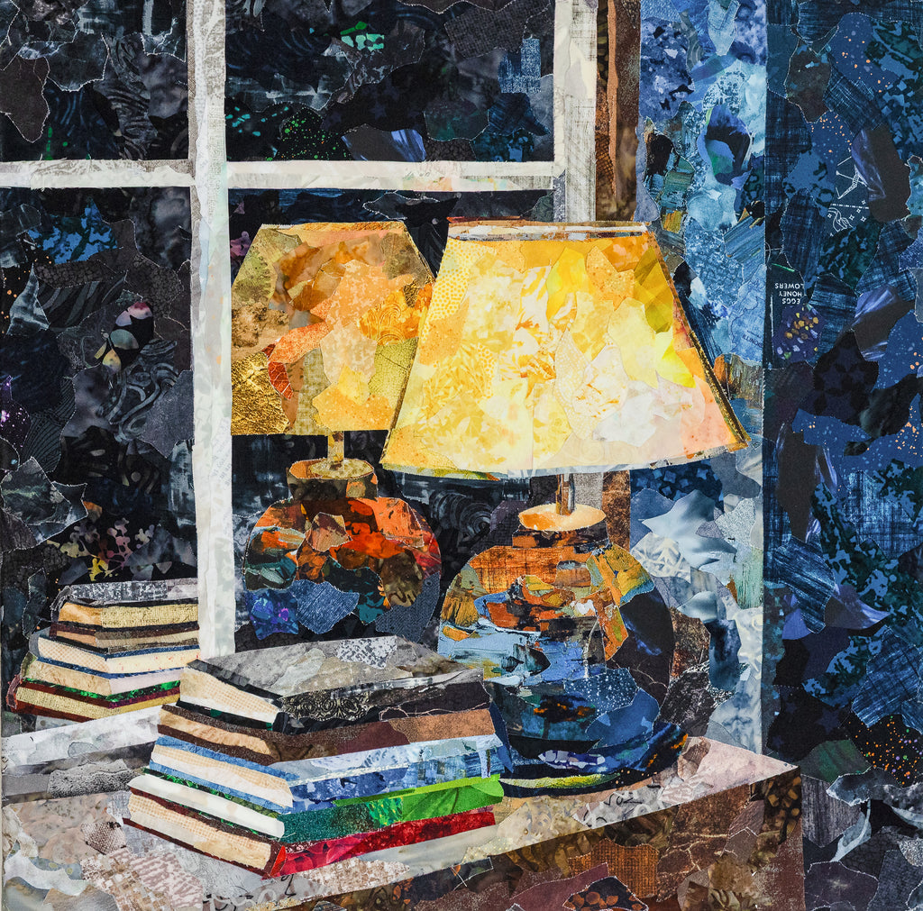 Midnight Between The Pages 12x12 Print